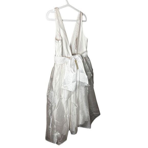 NWT Sachin & Babi Tea Length Organza Bow Dress Size 10 - Picture 6 of 16